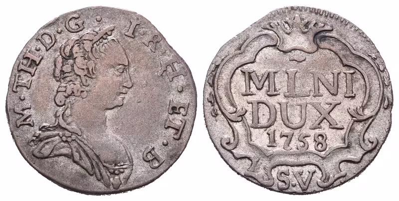 Marie Terezie, 5 Soldi 1758 SV