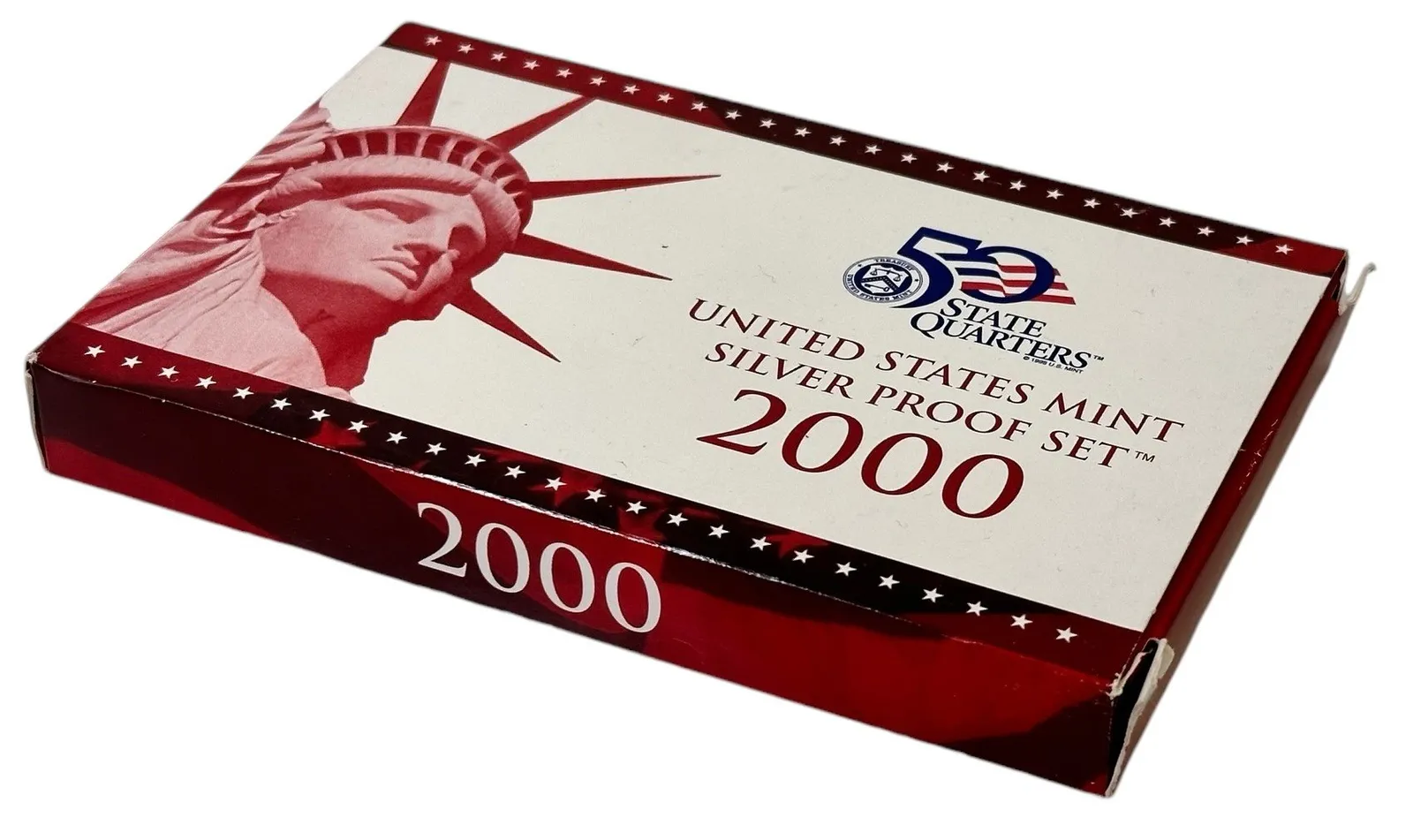 USA, Sada stříbrných mincí 2000