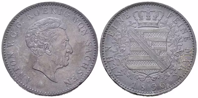 Sasko, Tolar 1836
