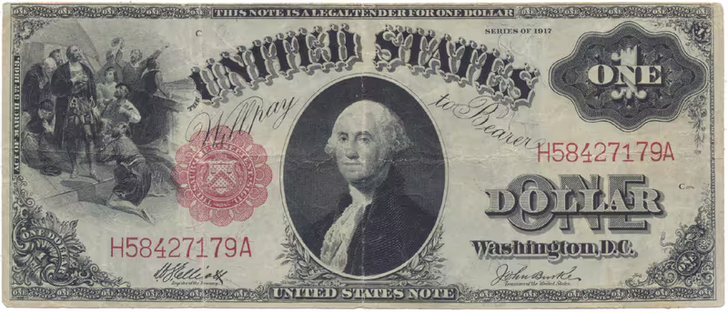 USA, 1 Dollar 1917, Elliott - Burke, P.187