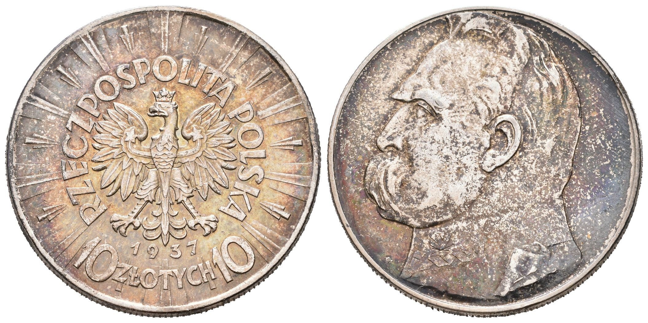 Polsko, 10 Zlotých 1937
