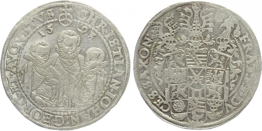 Sasko, Christian II., Johann Georg I. a August, 1591 - 1611 — 1