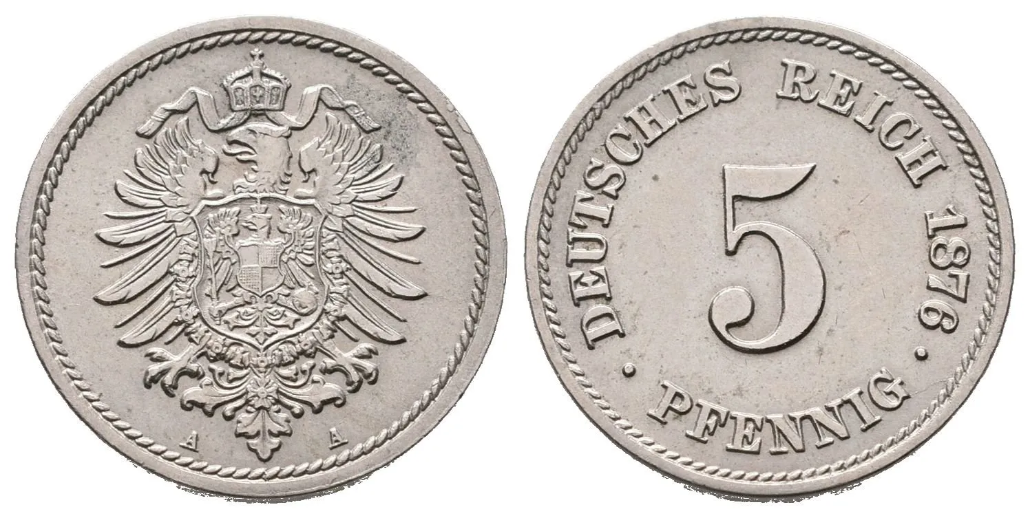 5 Pfennig 1876 A