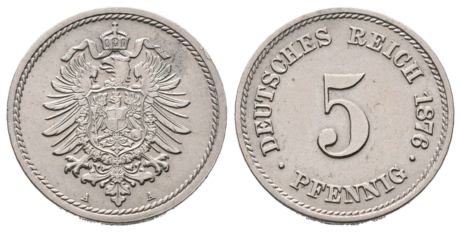 5 Pfennig 1876 A