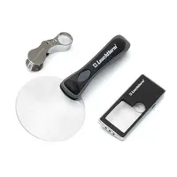 Lupa Leuchtturm- sada tří kusů s LED osvětlením, zvětšení 2,5x 3x 10x - fotografie 5