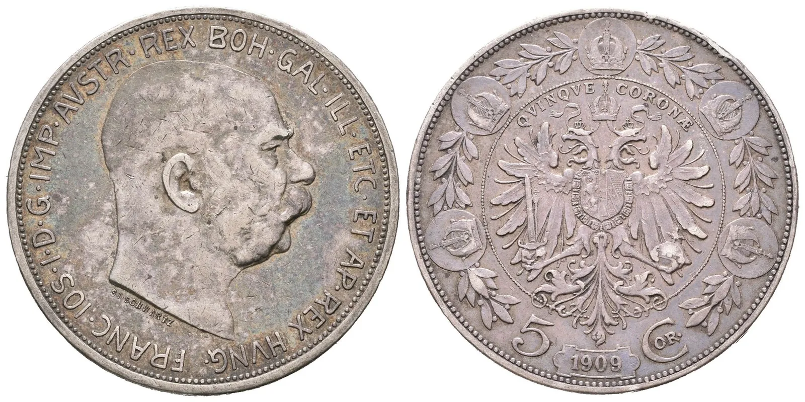 5 Koruna 1909