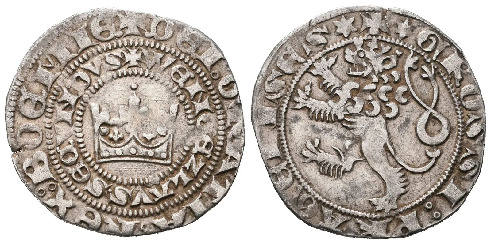 Václav II., Pražský groš, Smolík 2