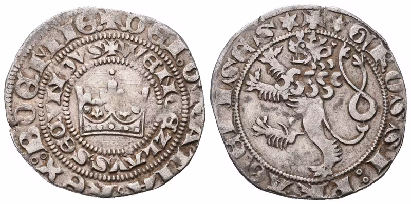 Václav II., Pražský groš, Smolík 2