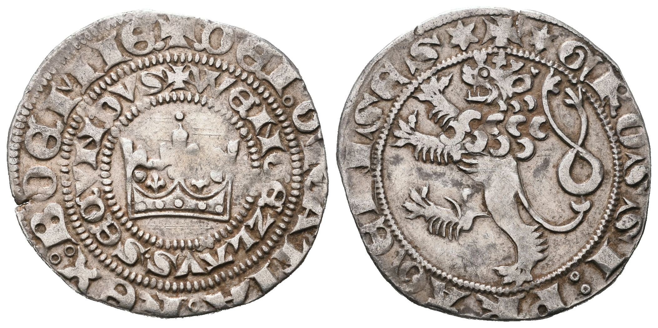 Václav II., Pražský groš, Smolík 2