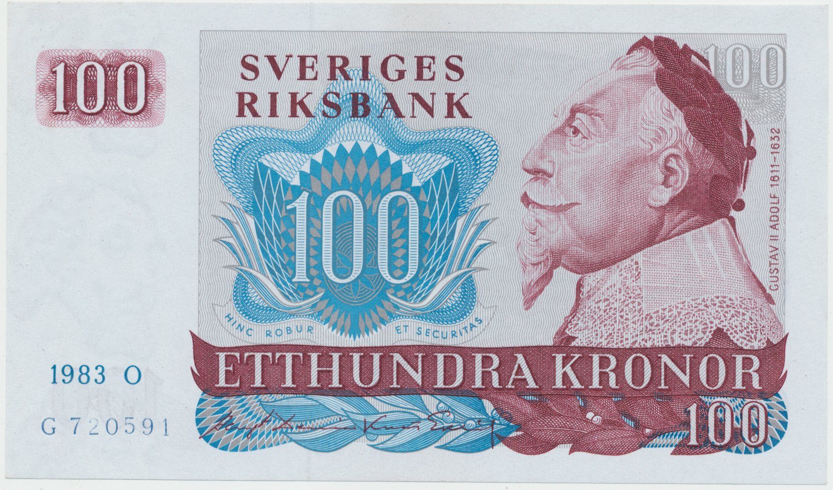 Švédsko, 100 Kronor 1983, P.54c