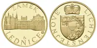 Medaile 2011 (Dostál) - Zámek Lednice. Au 0,999, 22 mm (7,78 g), kapsle, certifikát, — 1