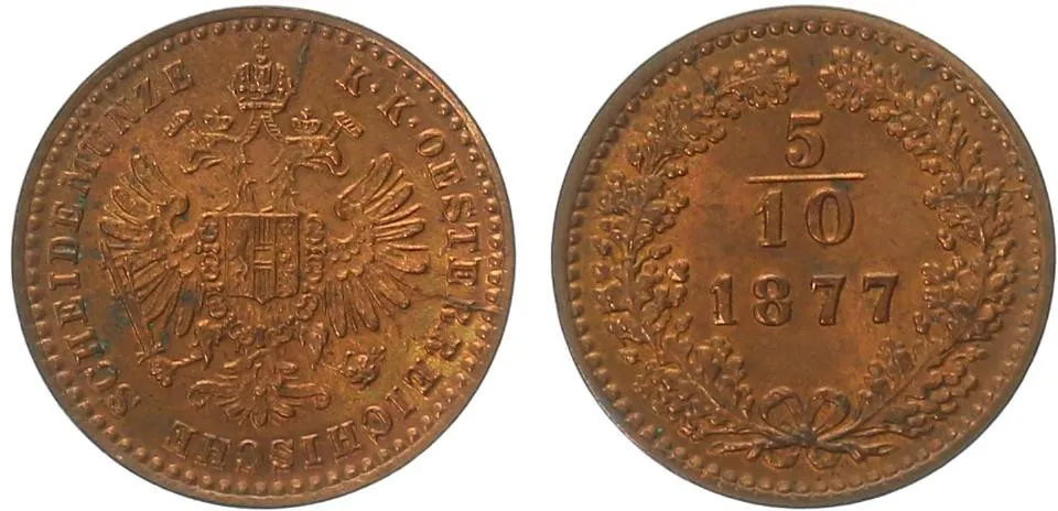 Rakouská a spolková měna, 1857 - 1892 — 1