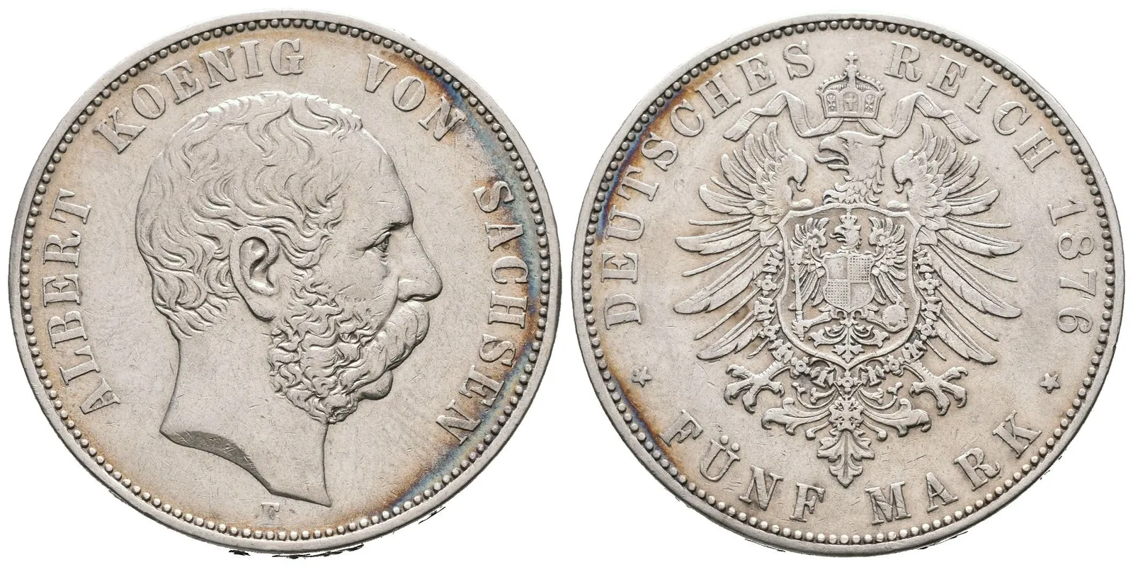 Sasko, 5 Marka 1876