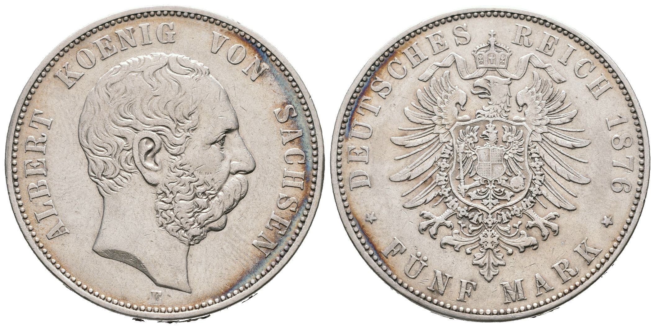 Sasko, 5 Marka 1876