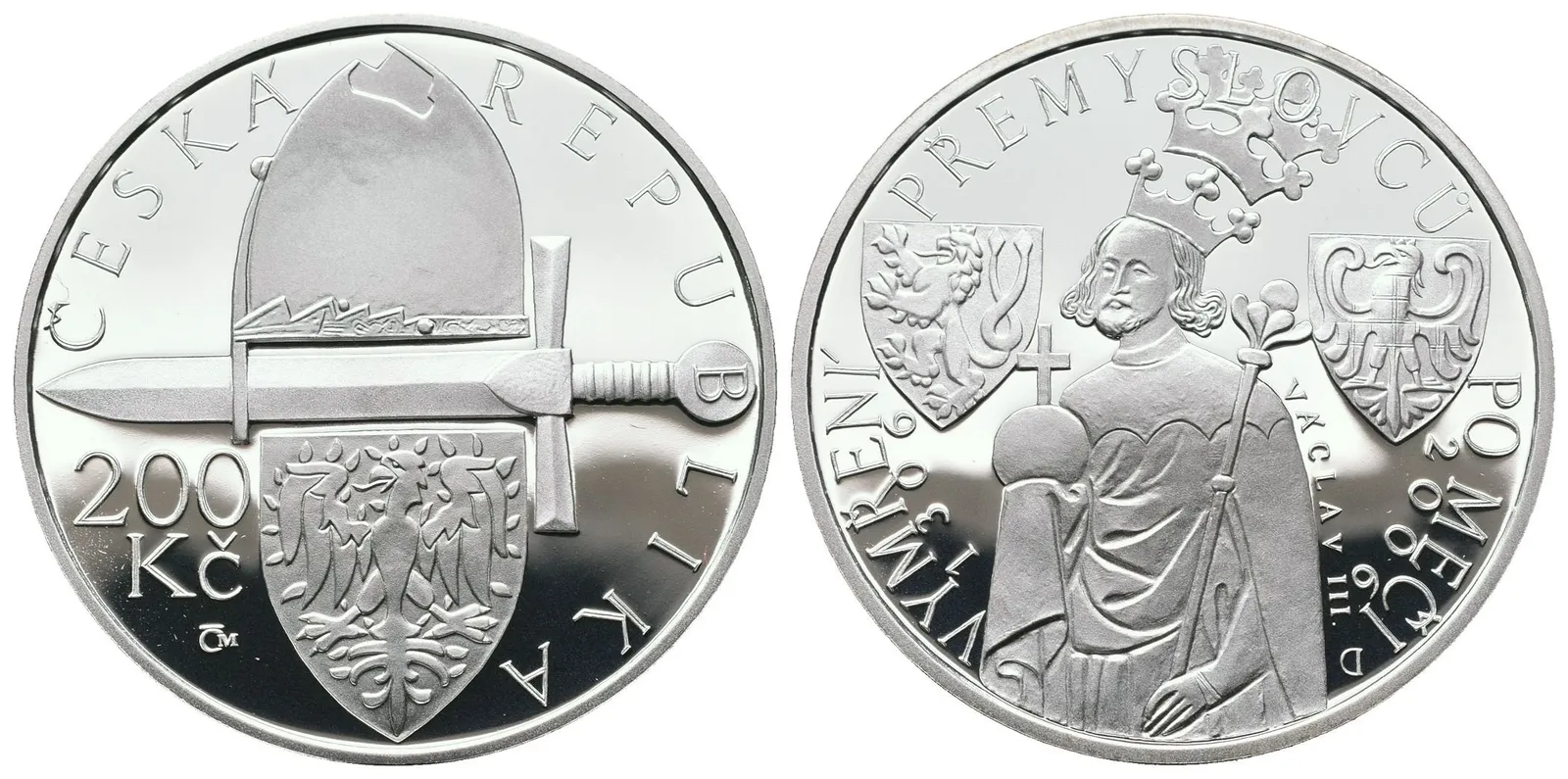 200 Kč 2006 - Vymření Přemyslovců, PROOF