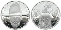200 Kč 2006 - Vymření Přemyslovců, PROOF