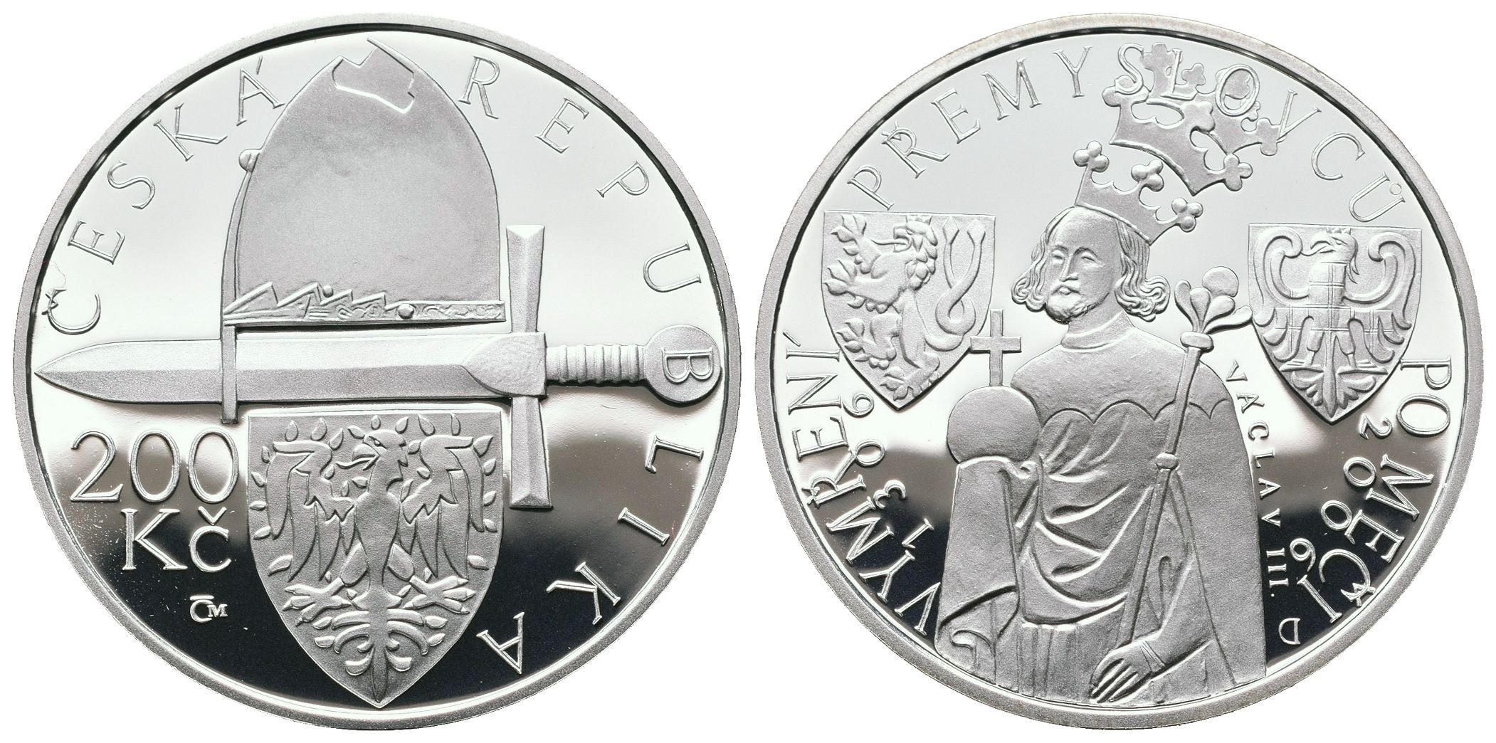 200 Kč 2006 - Vymření Přemyslovců, PROOF