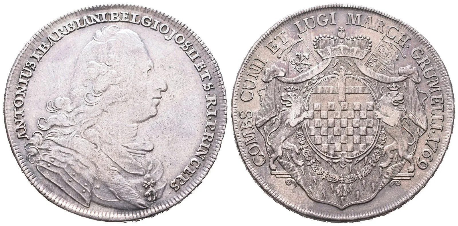Itálie - Belgioioso, Antonio da Barbiano 1769 - 1779 — 1