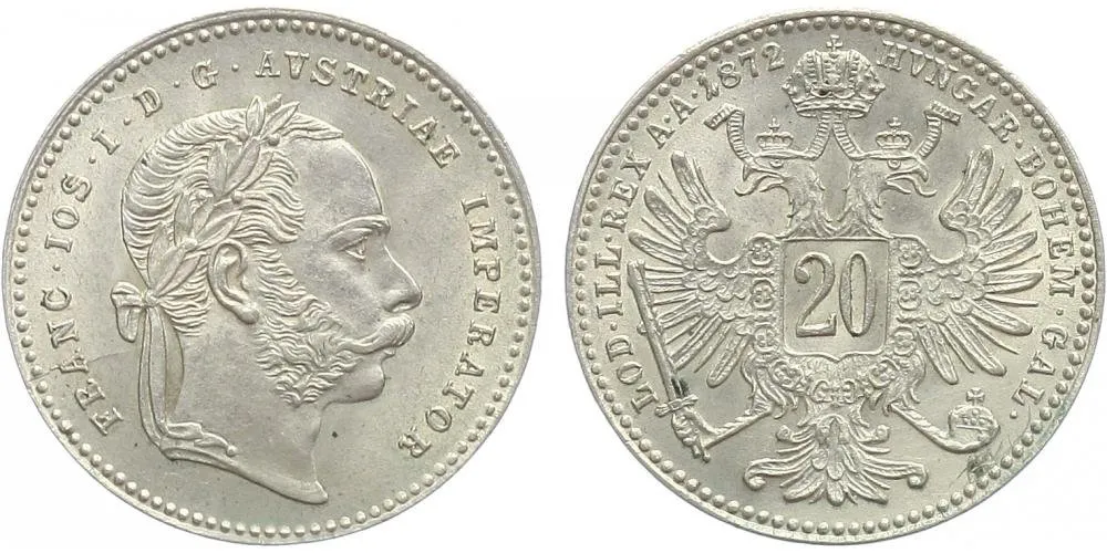 Rakouská a spolková měna, 1857 - 1892 — 1