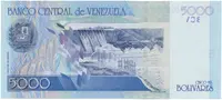 Venezuela, 5000 Bolivares 2002, P.84c - fotografie 2