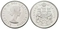 Kanada, 50 Cents 1960 - 1966 - 1 kus - fotografie 2