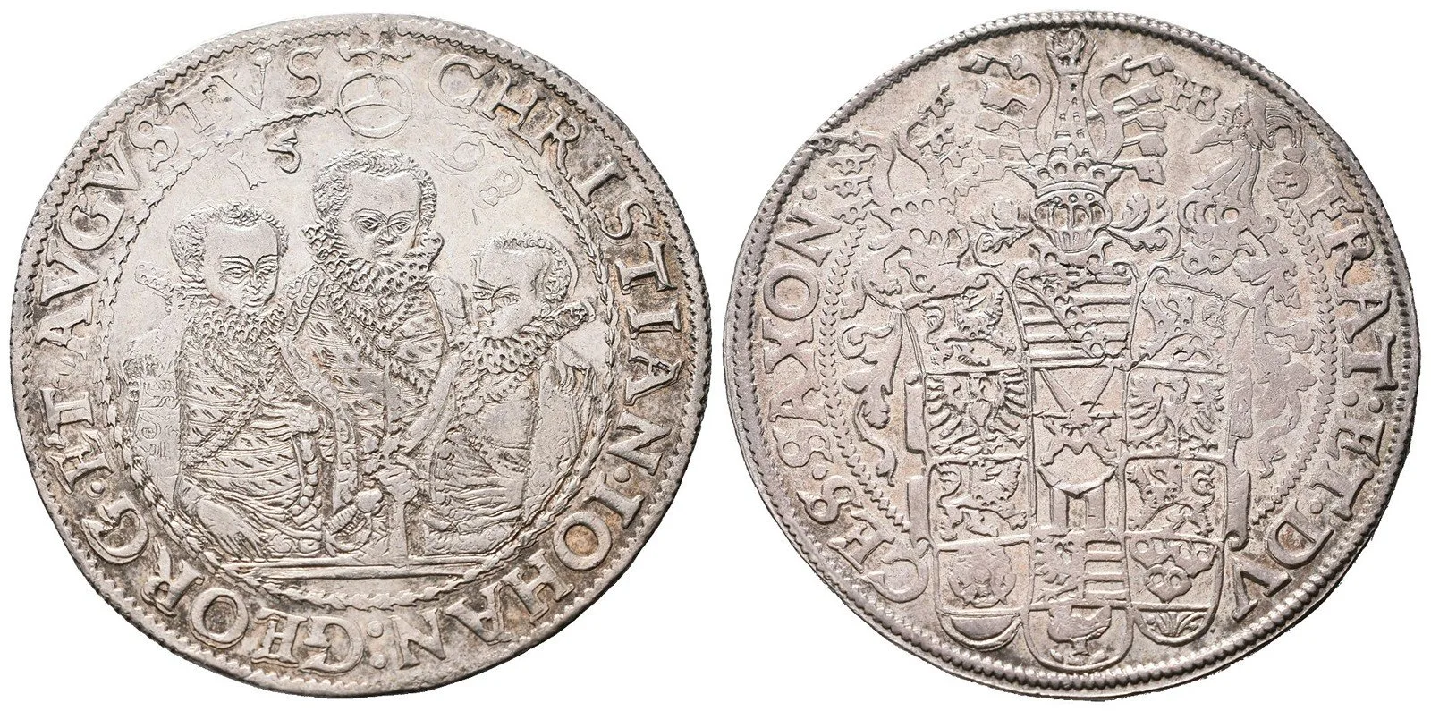 Sasko, Christian II., Johann Georg I. a August, 1591 - 1611 — 1