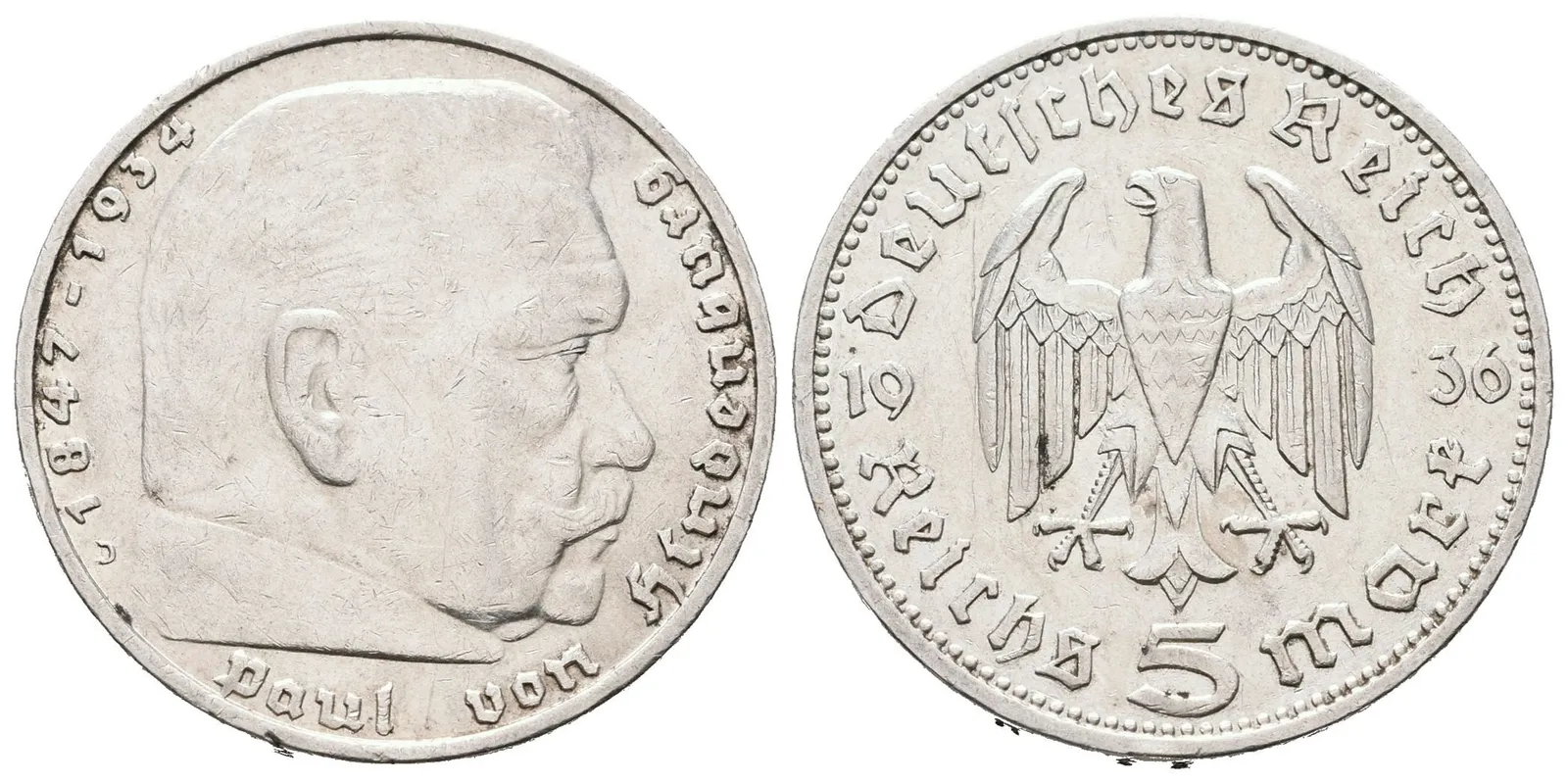 III. říše, 5 Marka 1936 D