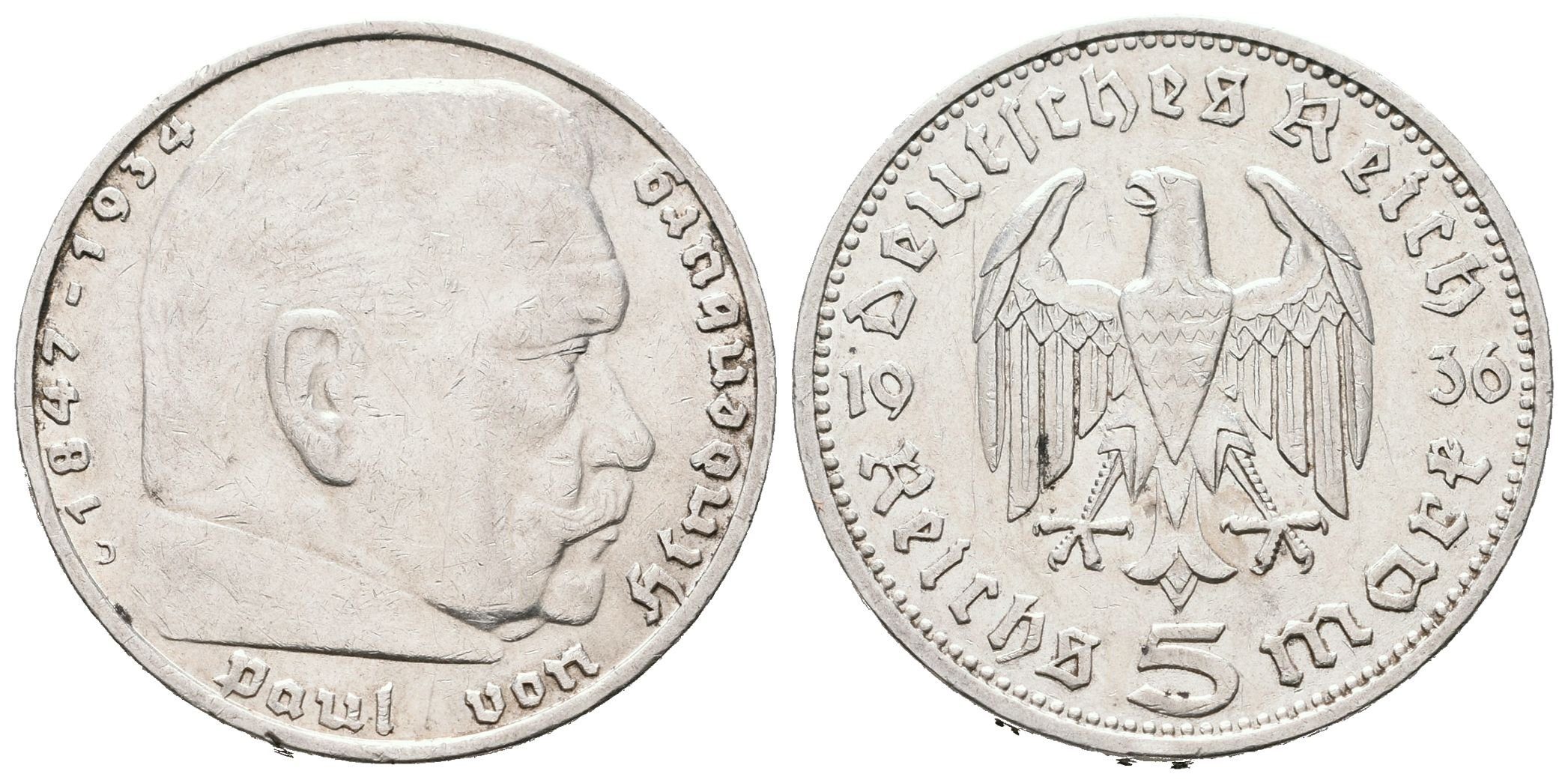 III. říše, 5 Marka 1936 D