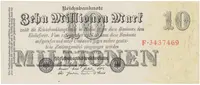 Německo, 10 Millionen Mark 1923, Ro.95