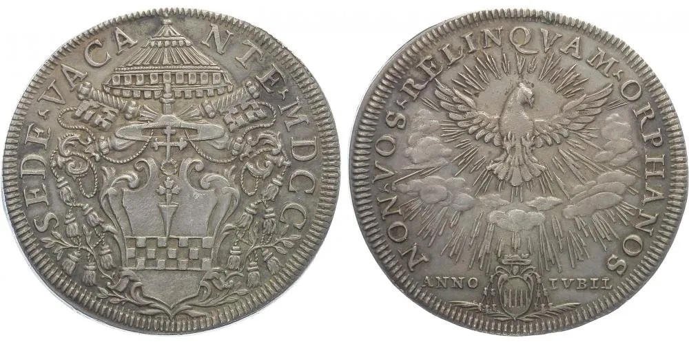 Vatikán, Sede vacante, 1700 — 1