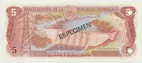 Dominikánská republika, 5 Pesos Oro 1992, P.118s1 - fotografie 2