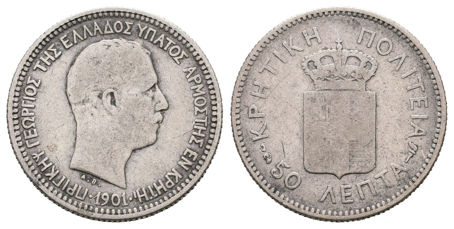 Řecko, 50 Lepton 1901