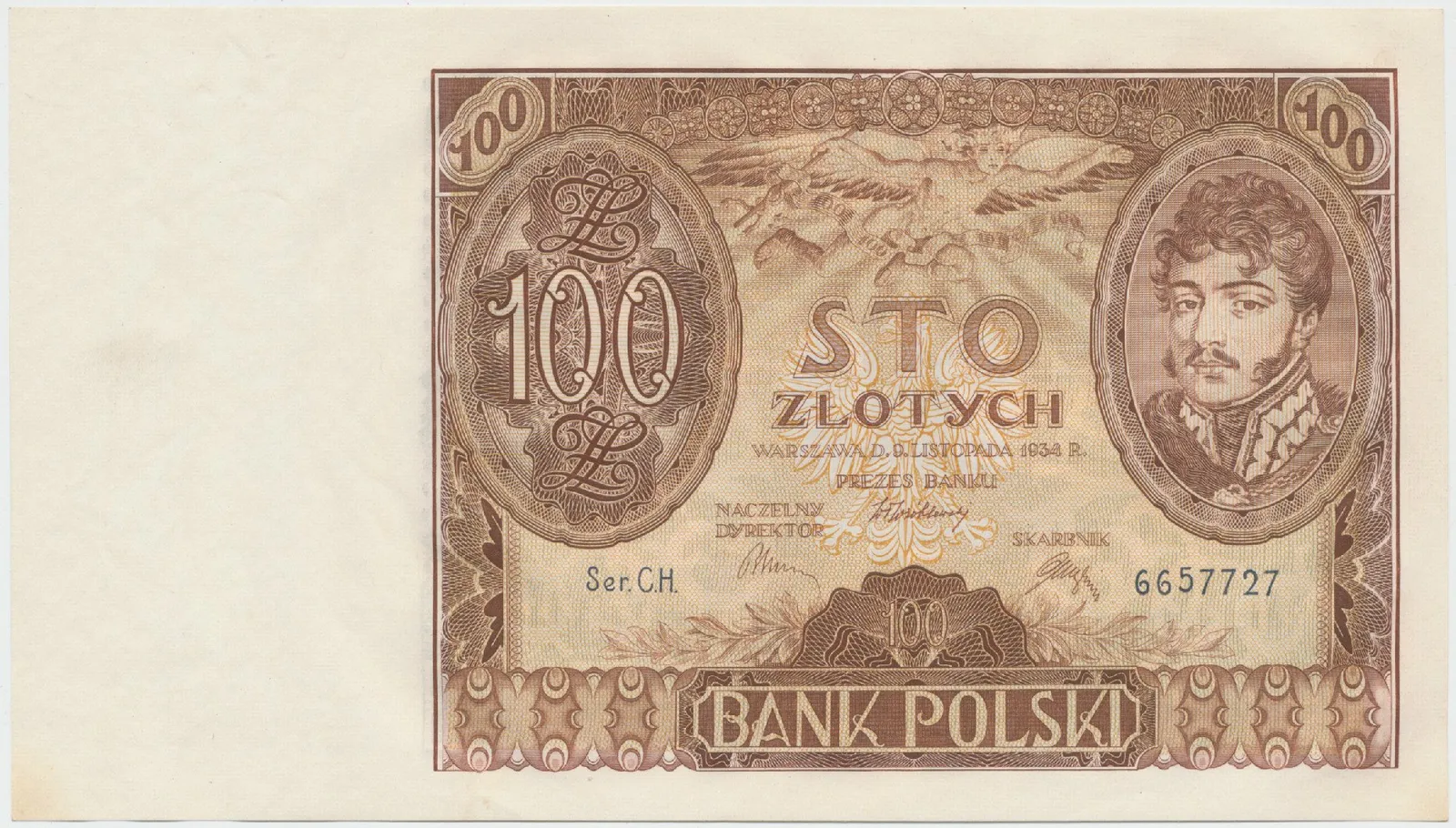 Polsko, 100 Zlotych 1934, Hej.PL12a