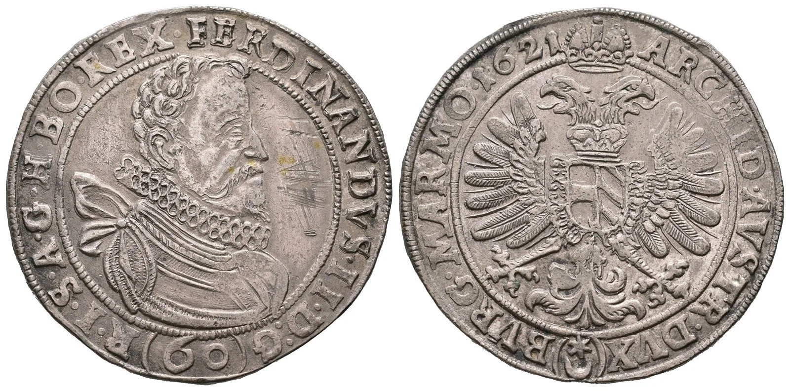 Ferdinand II., 1619 - 1637 (Mince kiprová) — 1