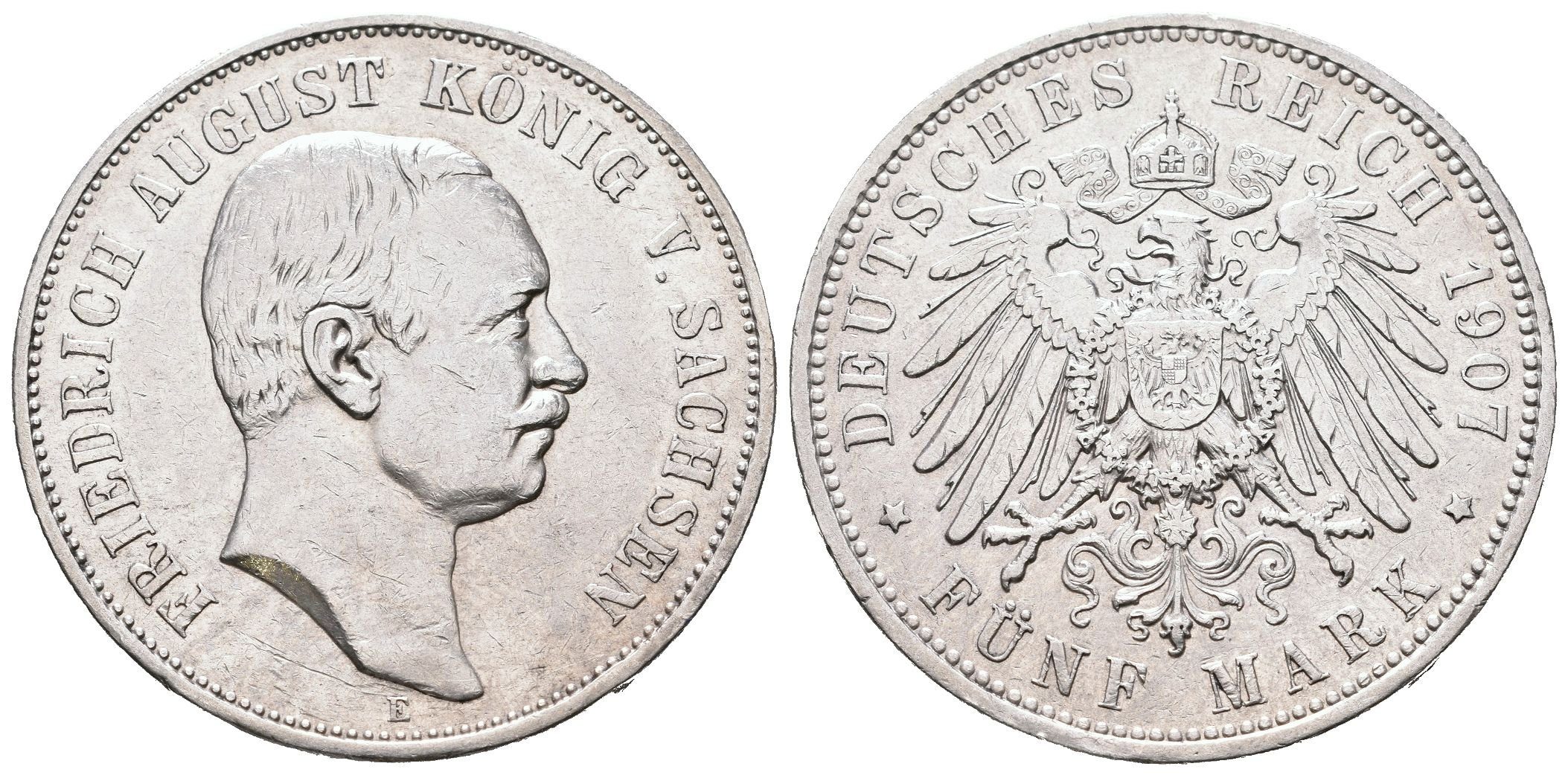 Sasko, 5 Marka 1907 E