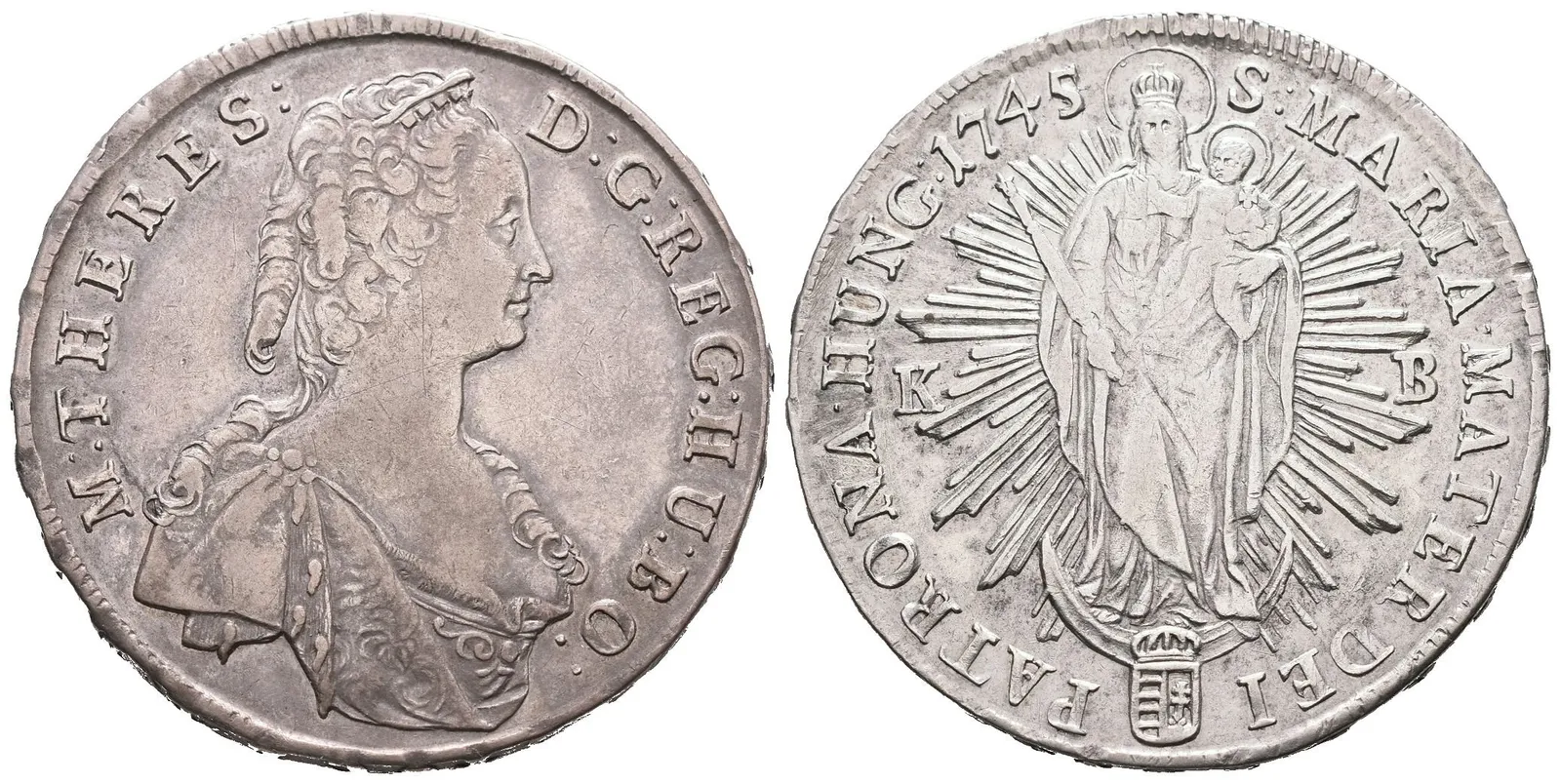 Marie Terezie, Tolar 1745 KB