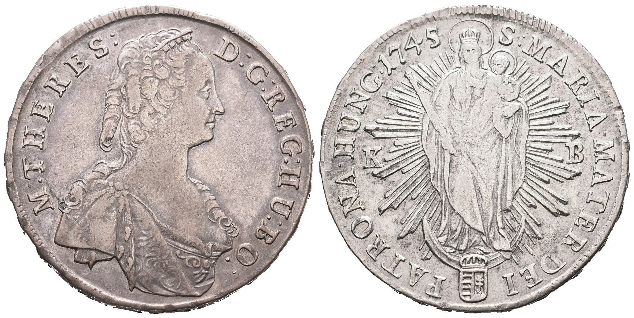 Marie Terezie, Tolar 1745 KB