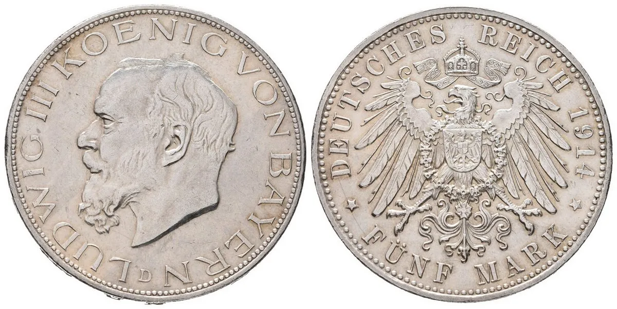 Bavorsko, Ludwig III., 1913 - 1918 — 1