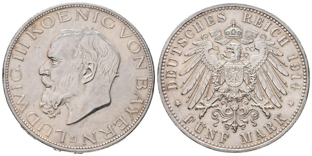 Bavorsko, Ludwig III., 1913 - 1918 — 1