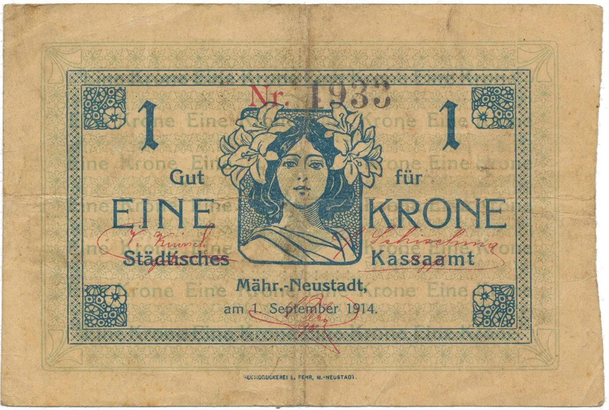 Nouzovky české od roku 1914 — 1