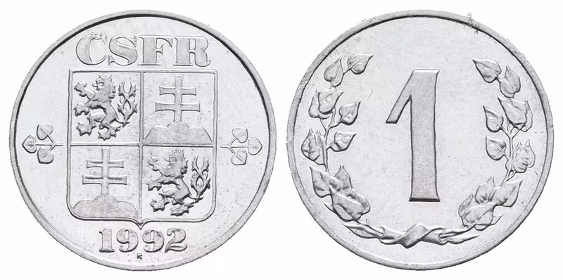 1 Haléř 1992