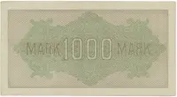 Německo, 1000 Mark 1922, vod. Wellen, 6-místné číslo, Ro.75q - fotografie 2