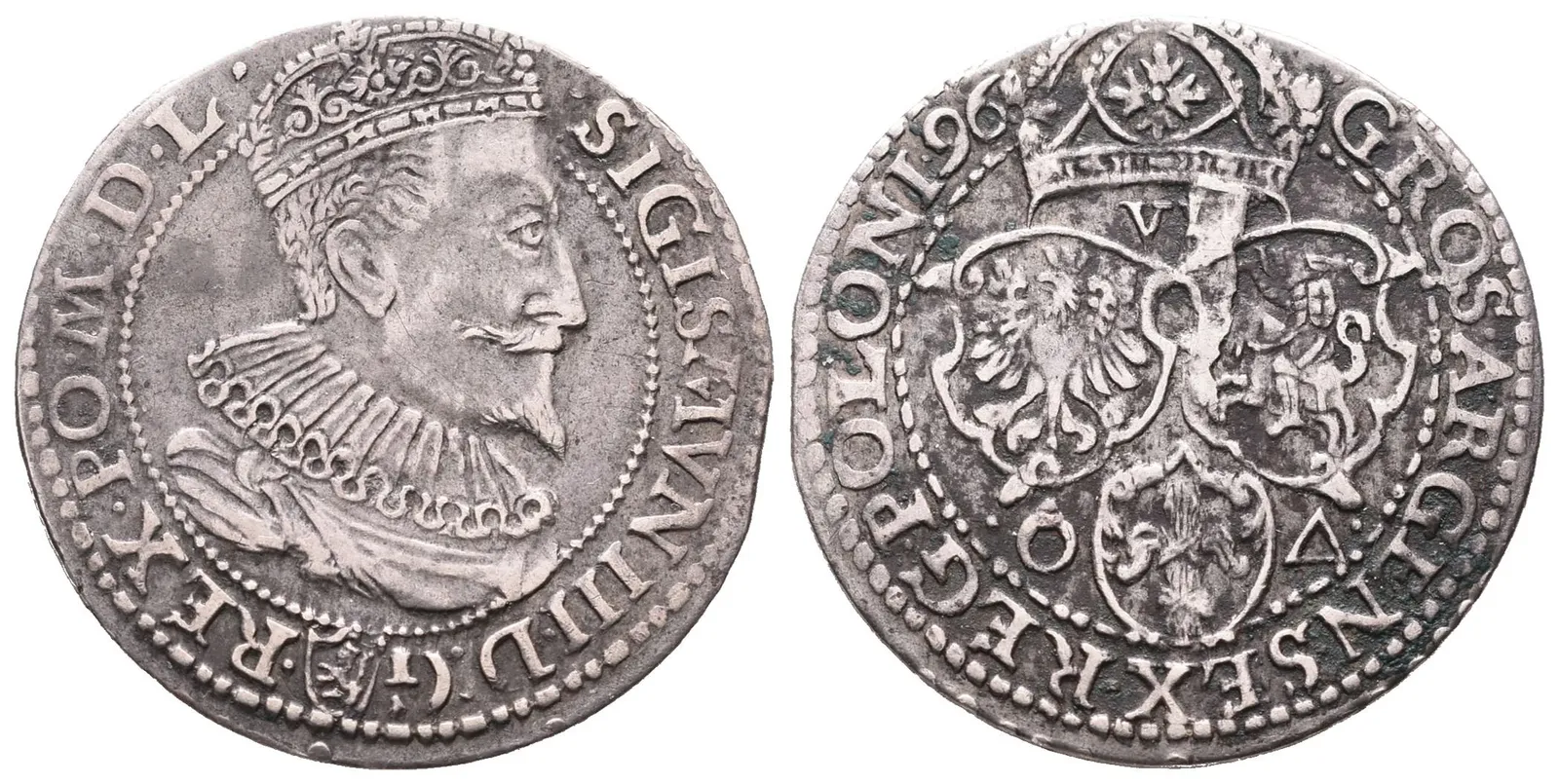 Polsko, VI Groš 1596