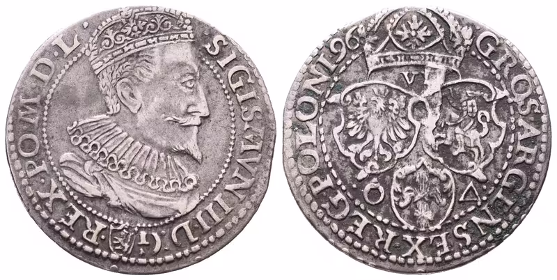 Polsko, VI Groš 1596