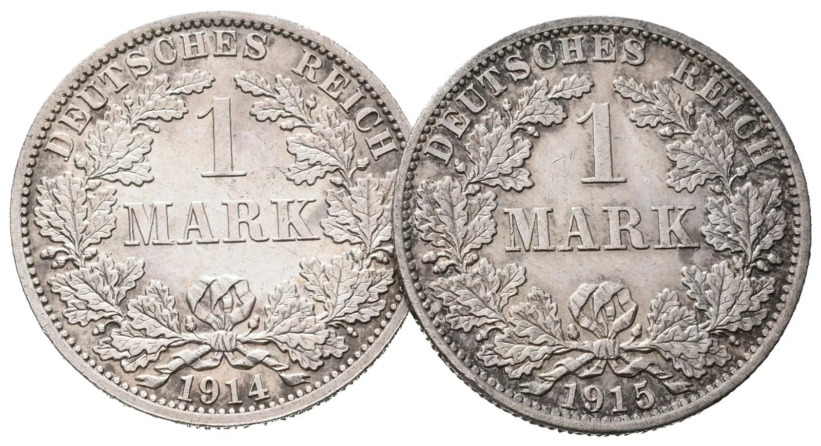 Německé císařství, 1 Marka 1914 A, 1915 A