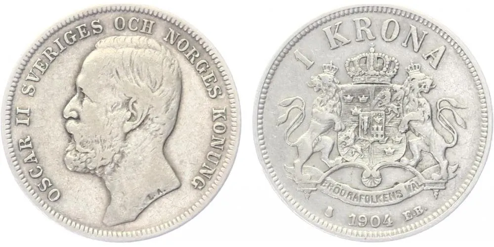 Norsko, Oscar II., 1872 - 1907 — 1