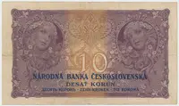 Československo, 10 Koruna 1927, série P, tisk O+R Pardubice, Hej.22aP - fotografie 2