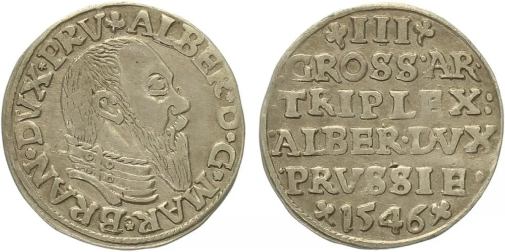Prusko, Albrecht von Brandenburg, 1525 - 1568 — 1