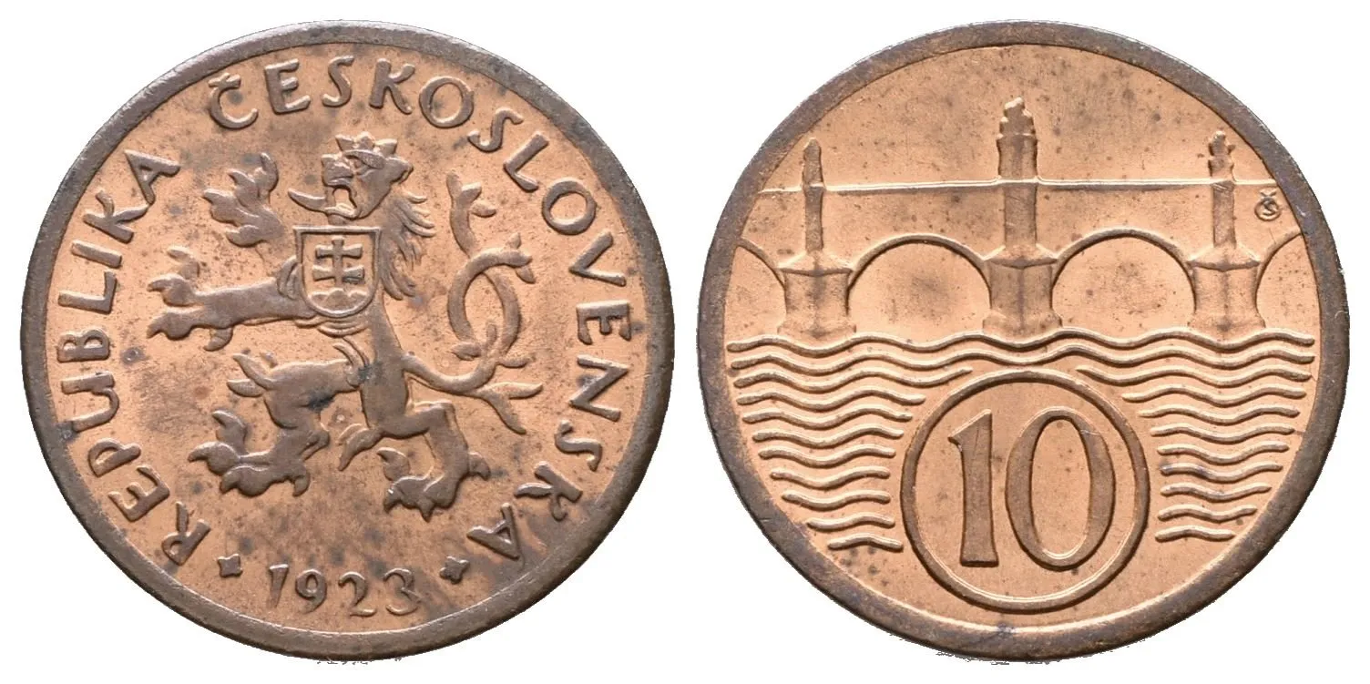 10 Haléř 1923