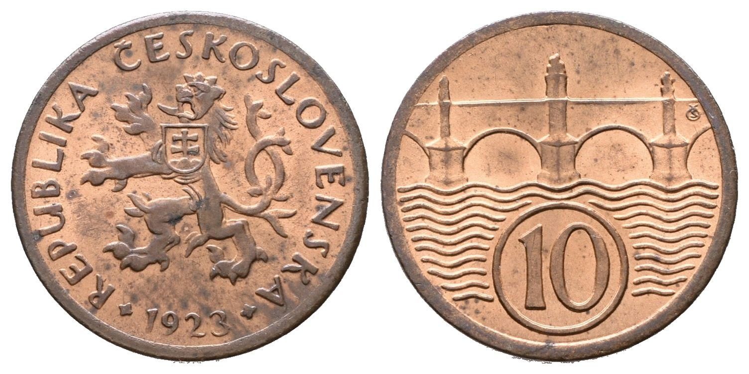 10 Haléř 1923